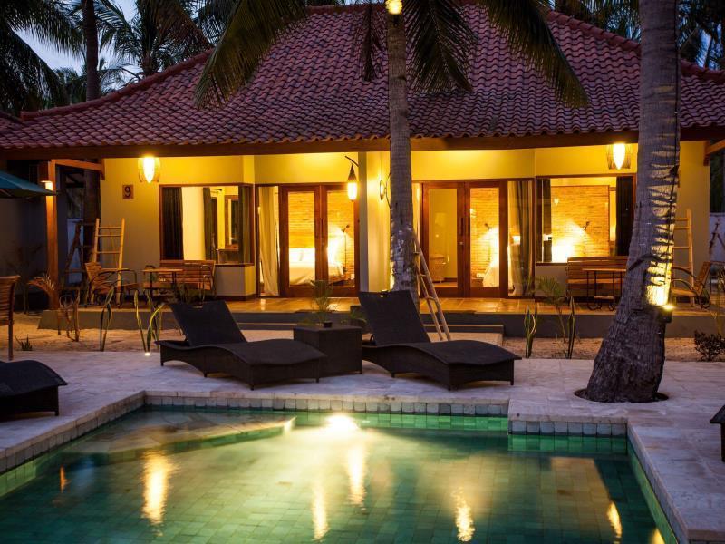 Belukar Villas Gili Trawangan Dış mekan fotoğraf